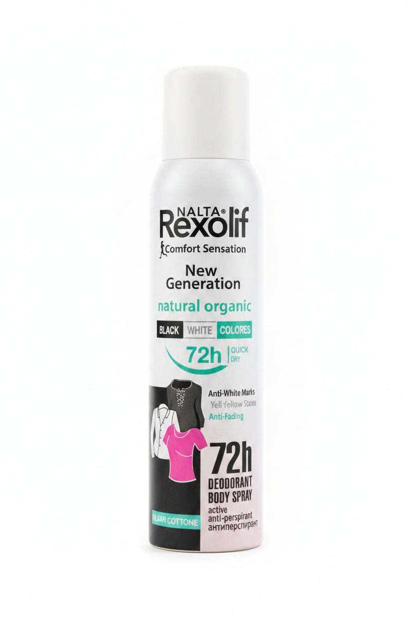 Deodorant Body Spray 72H – Rexolif Black White Colores