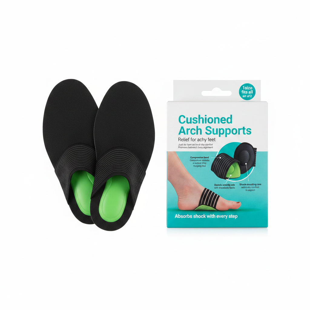 Mbështjellëse Harkore me Magnet — Cushioned Arch Supports