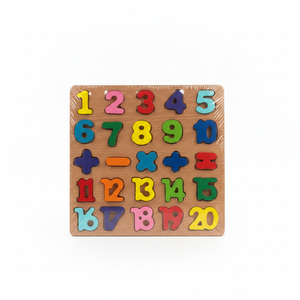 Puzzle Druri Numra 1-20 me Simbole Matematike