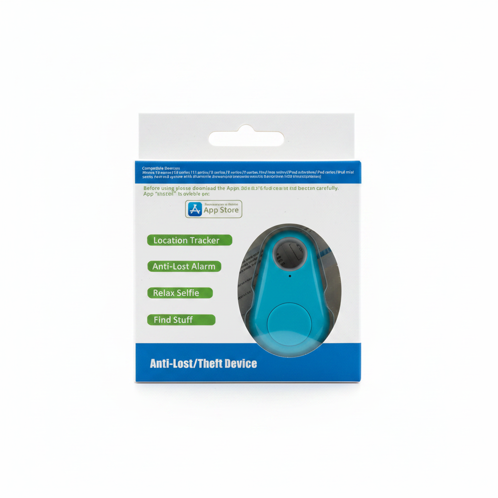 Pajisje Anti-Humbje Bluetooth GPS Tracker blu