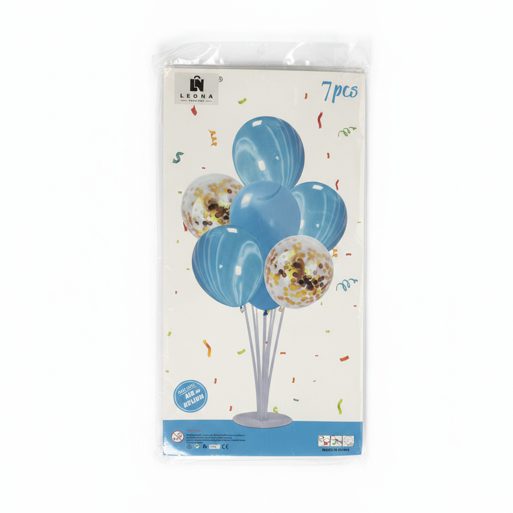 Set Balonash Blu me Mbajtës 7 copë