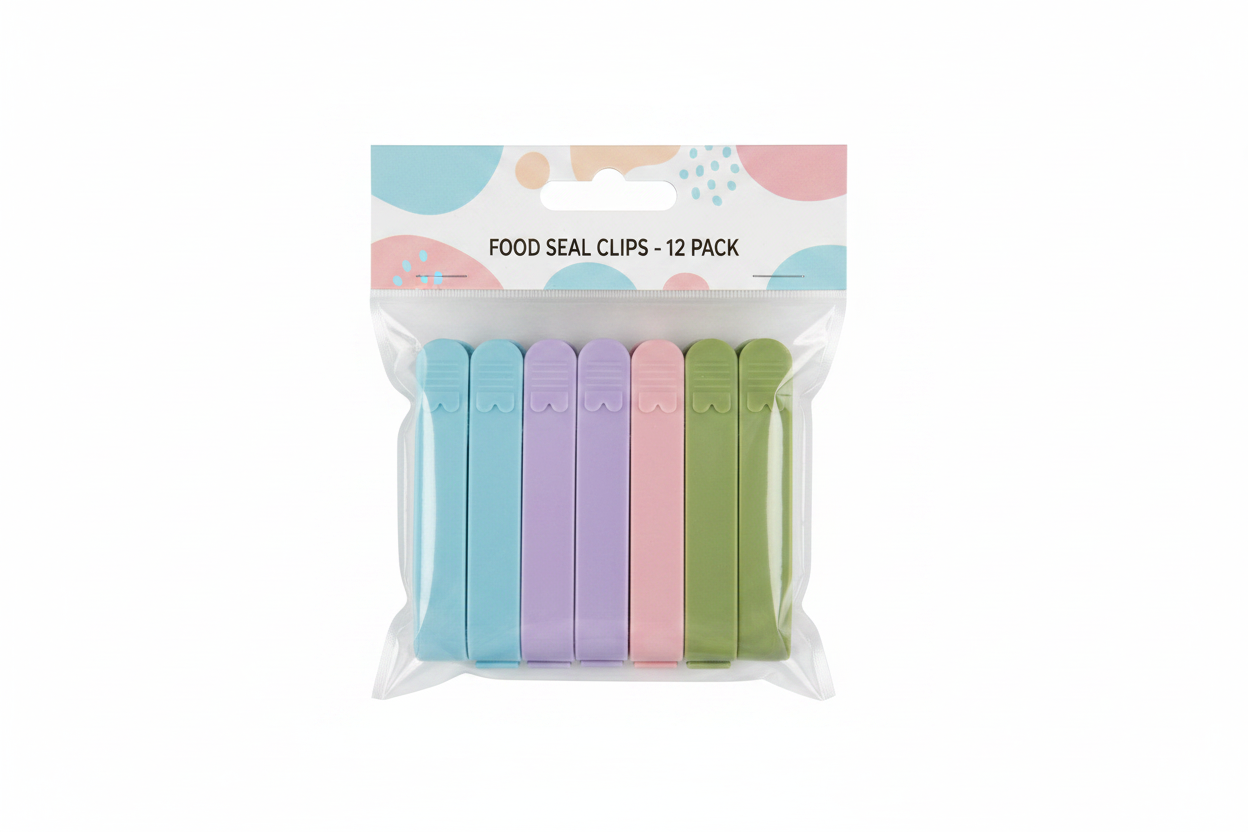Mbyllëse për Qese 12 copë – Food Seal Clip