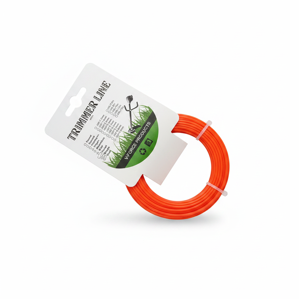 Fije Trimmeri Portokalli 1.6mm × 15m - Trimmer Line Round Nylon per Kositje Bari