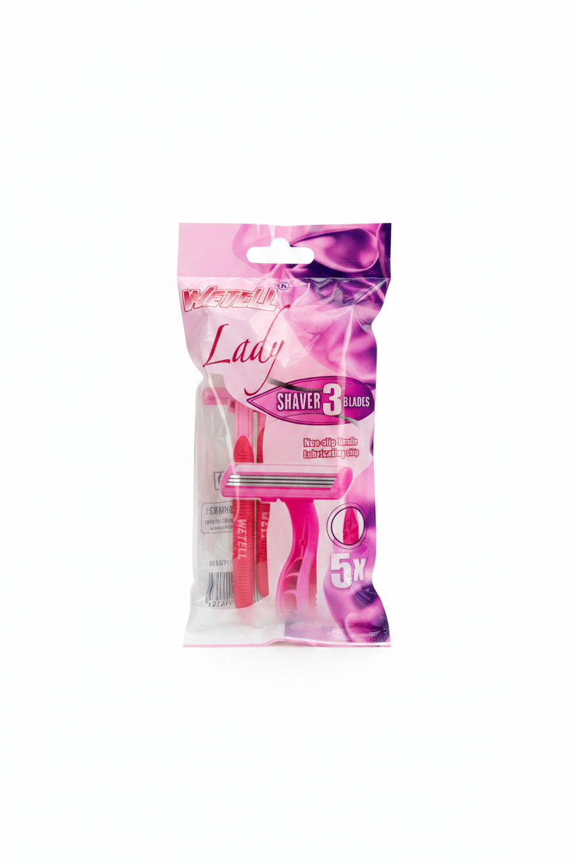 Wetell Lady Shaver 3 Blades 5 Pack