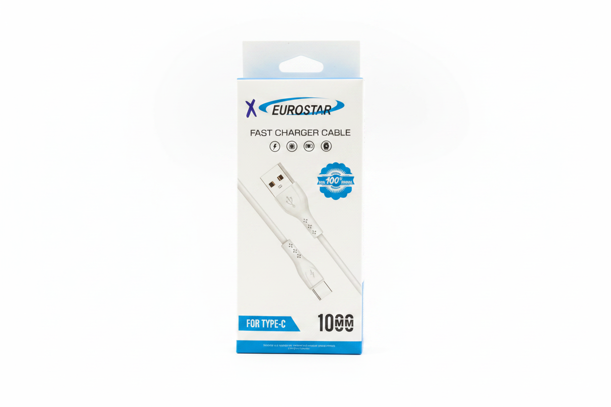 Fast Charger Cable Type-C 1m – Kabllo Karikuese e Shpejtë