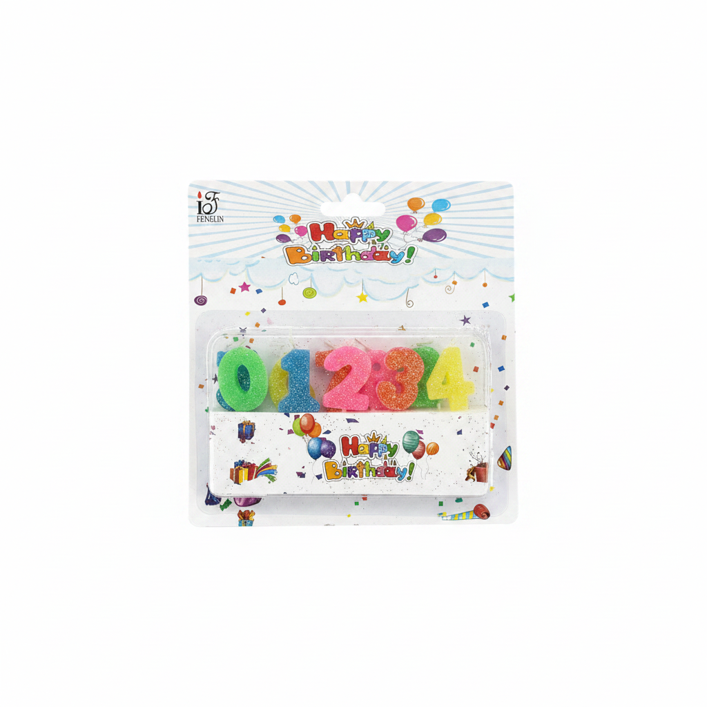 Fenglin Qirinj Torte Numra 0-4 Shumngjyresh Glitter 5 cope