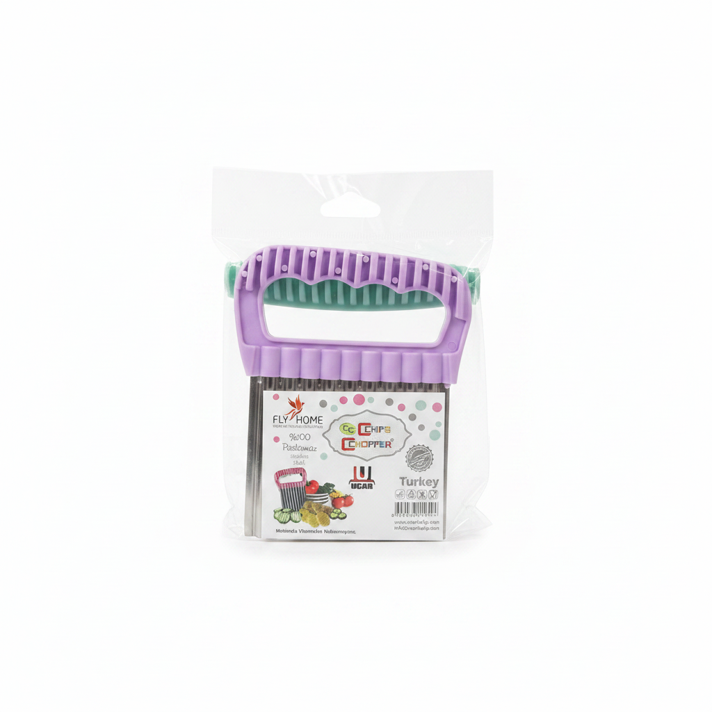 Purple Handle Potato Chipper