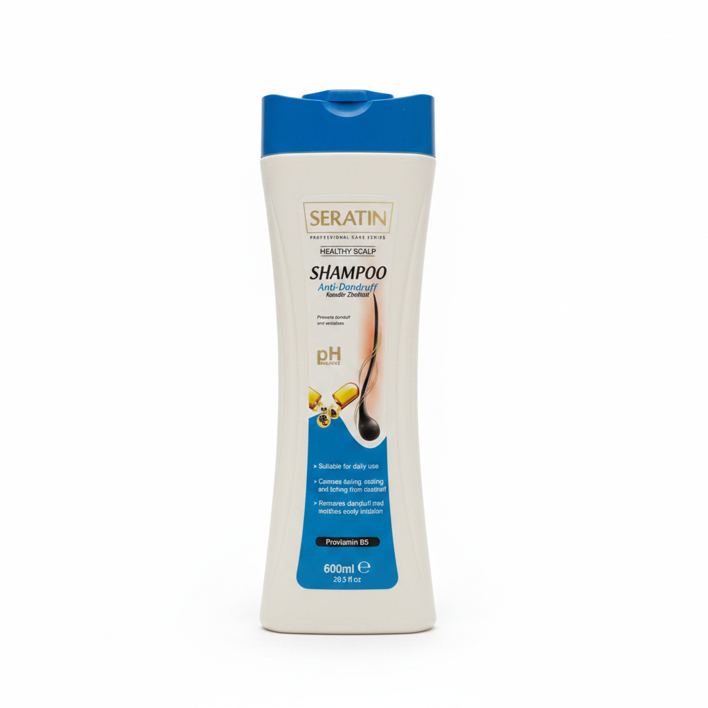 Seratin Shampoo Anti-Dandruff Healthy Scalp 600ml me Provitamin B5