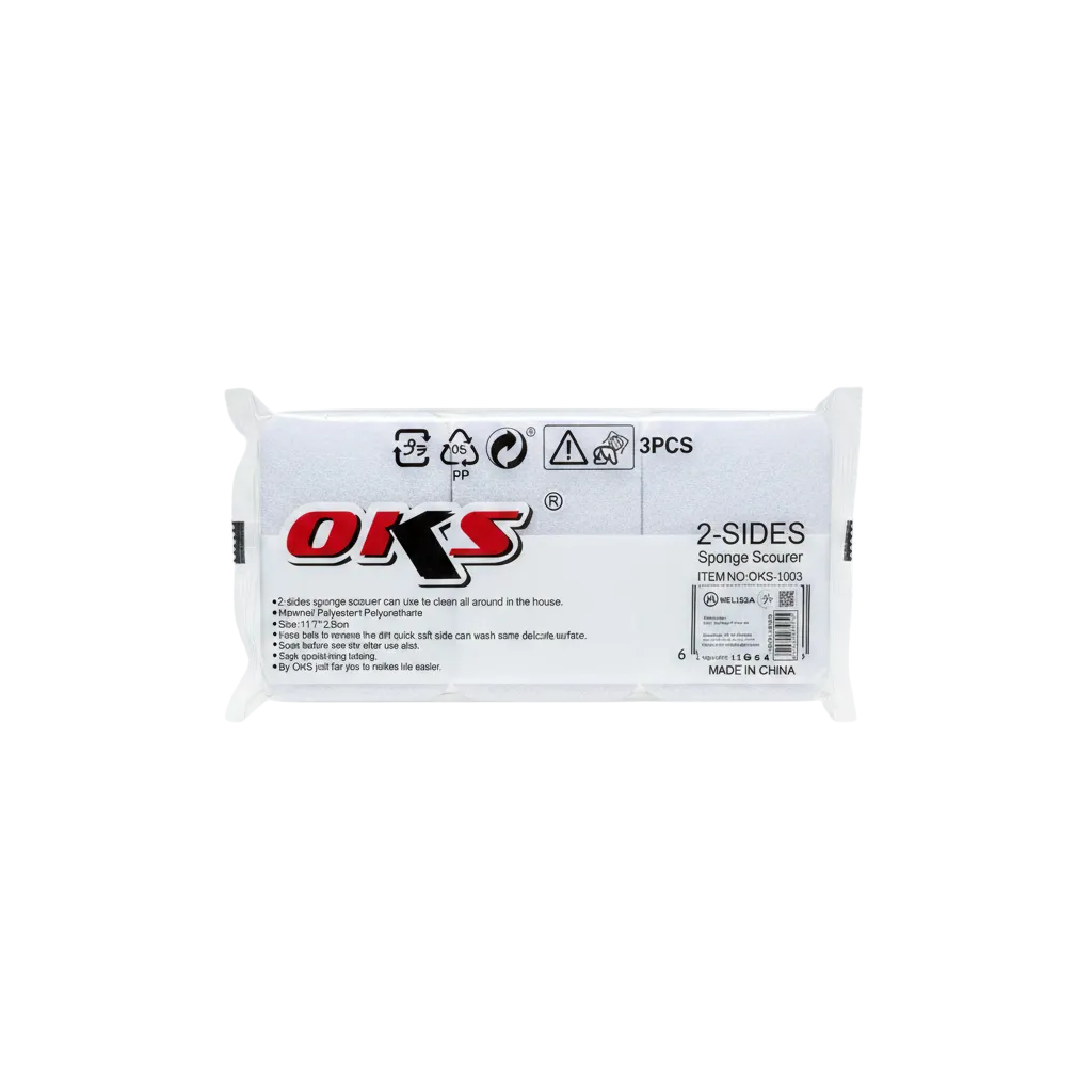 2-Sides Sponge Scourer 3 cope