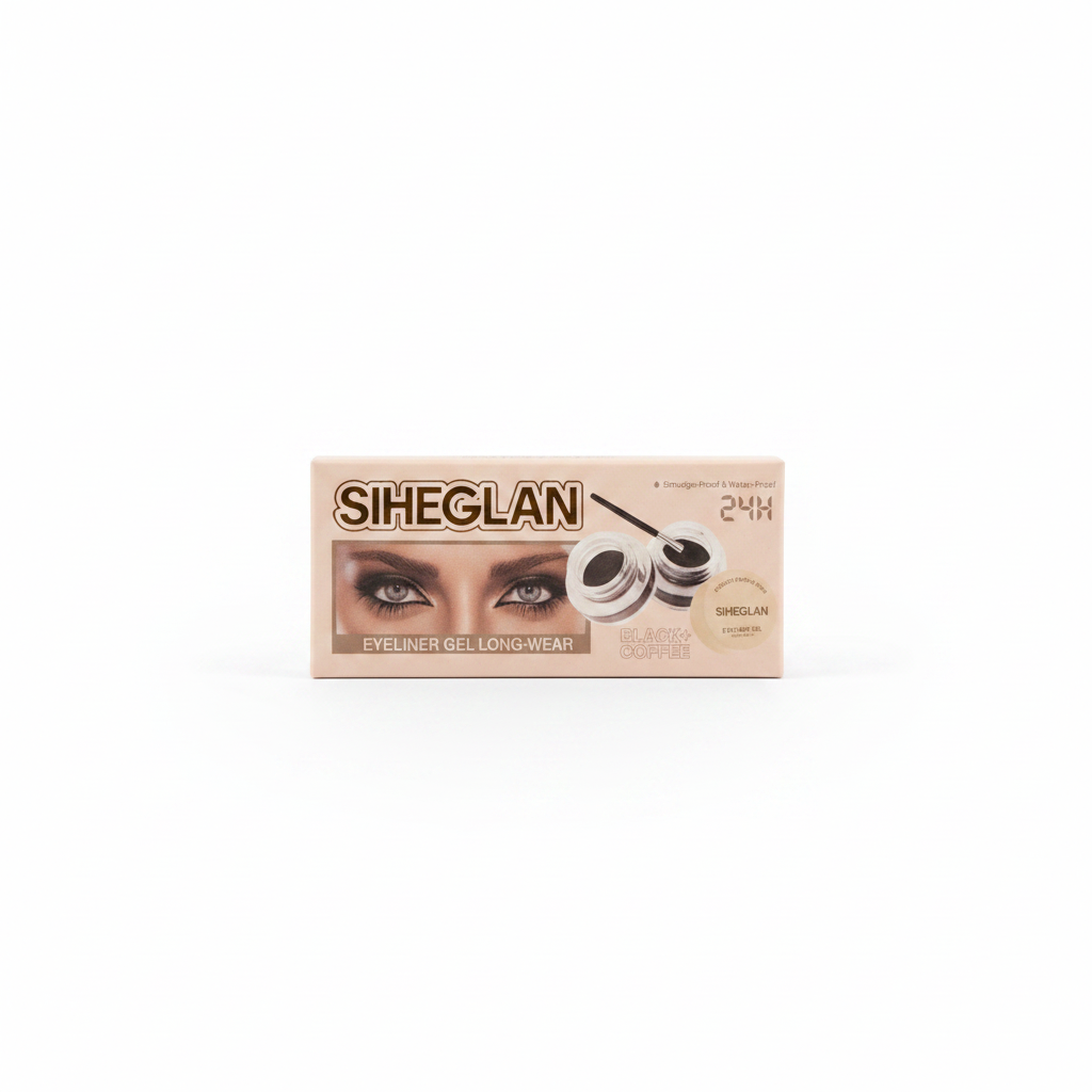 Eyeliner xhel me qëndrueshmëri të gjatë 24H i zi + kafe - Set 2 copë
