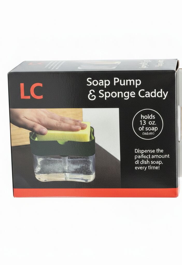 Soap Pump & Sponge Caddy 385ml
