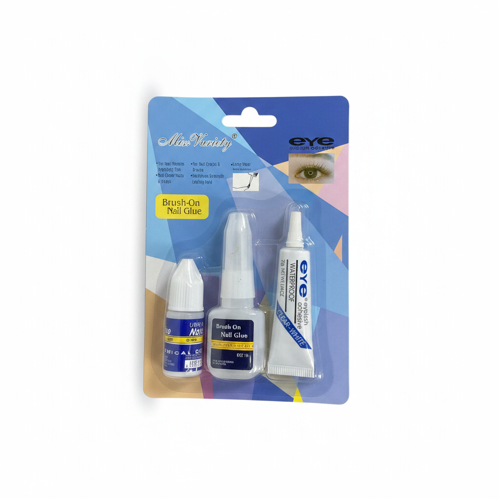Set Ngjitës Thonjsh dhe Qerpikësh - Brush-On Nail Glue & Eye Adhesive
