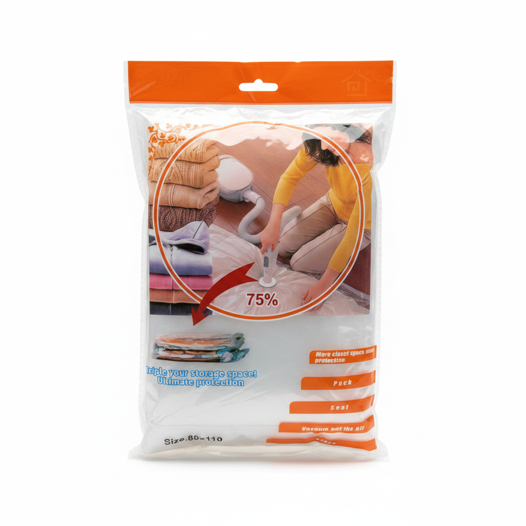 Vacuum Storage Bag for Clothes - Leona 80x110cm
