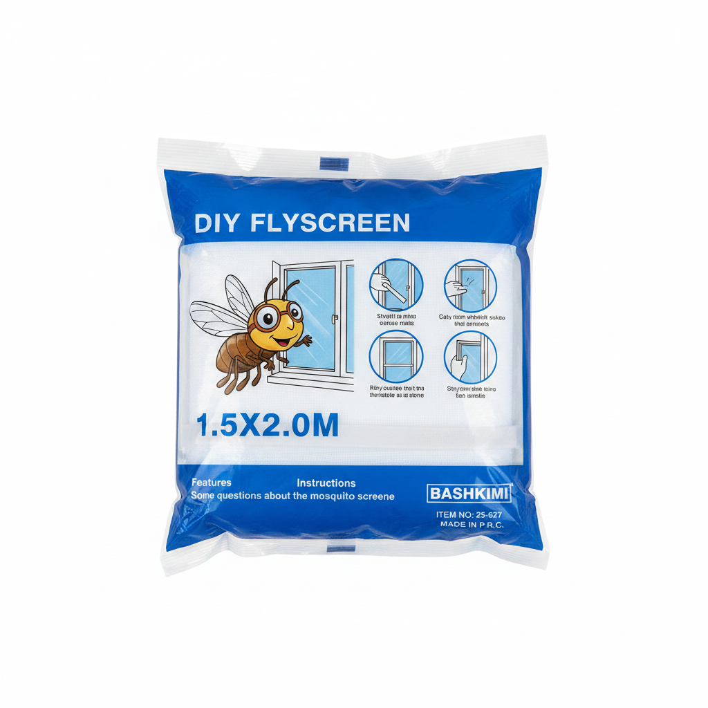 Rrjetë Anti-Insekte DIY Flyscreen 1.5x2.0m