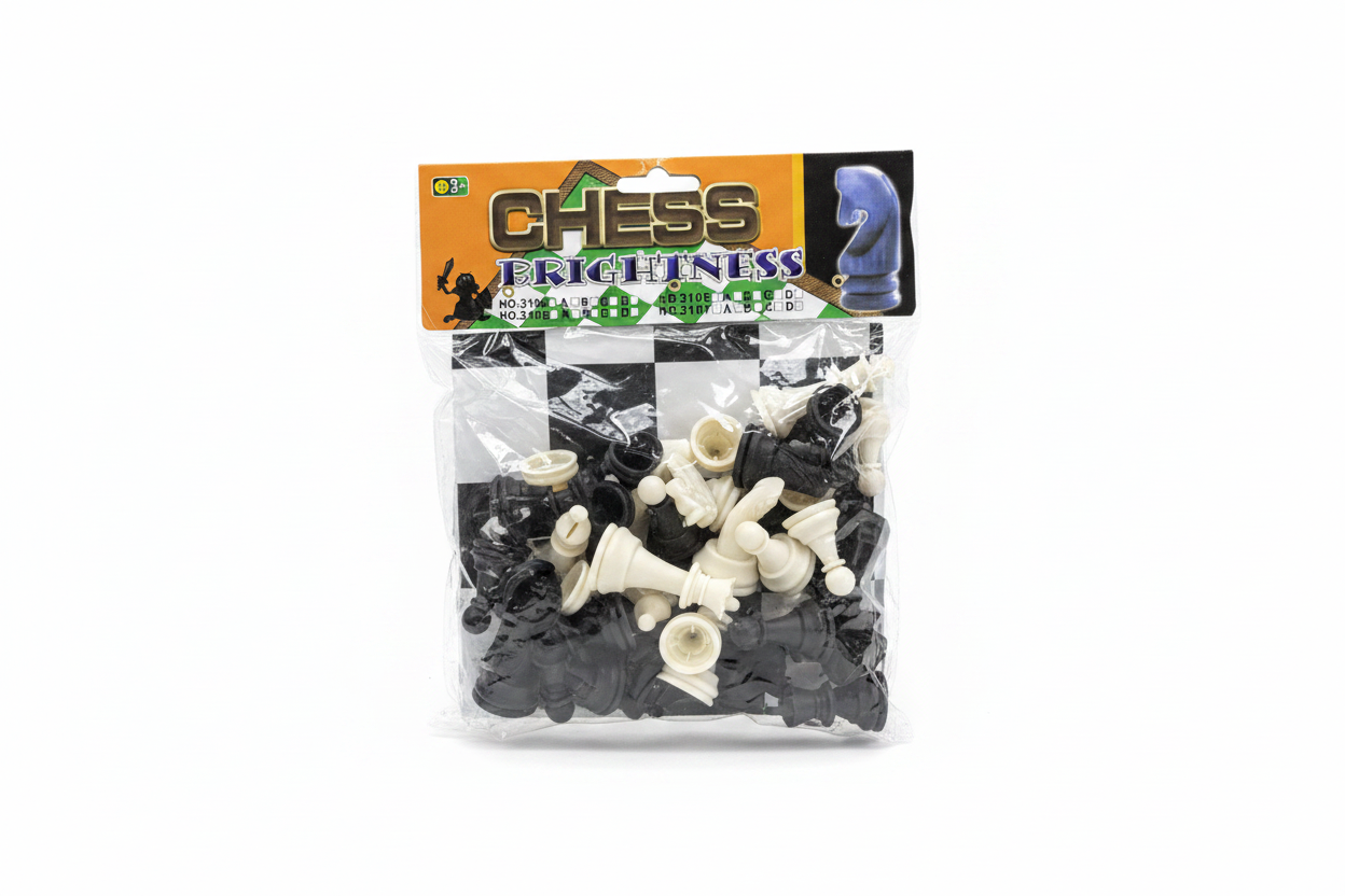 Set Shah Loder Plastik për Fëmijë - Chess Brightness