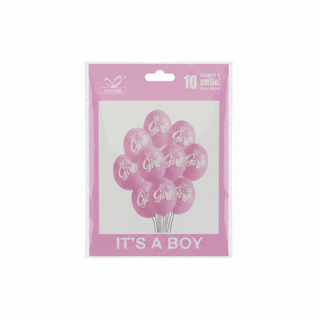 Sweet Smile Balona Roze Its A Boy 10 cope