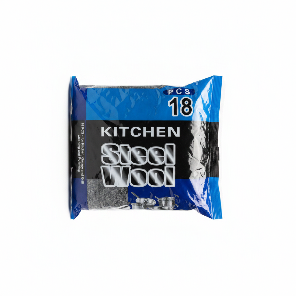 Lesh Celiku Kuzhine - Kitchen Steel Wool 18 PCS