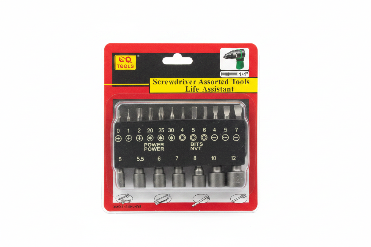 Set Kaçavidesh dhe Bits 1/4" - 23 Copë