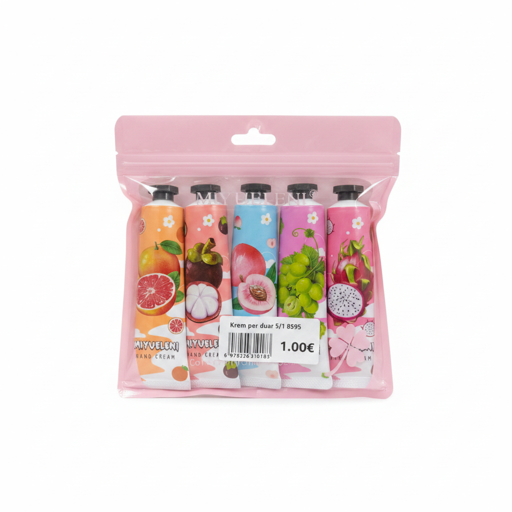 Krem për Duar 5 copë Set Kremash për Duar me Fruta