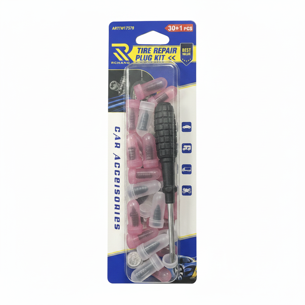 Tire Repair Plug Kit 30+1 copë — RCHANG