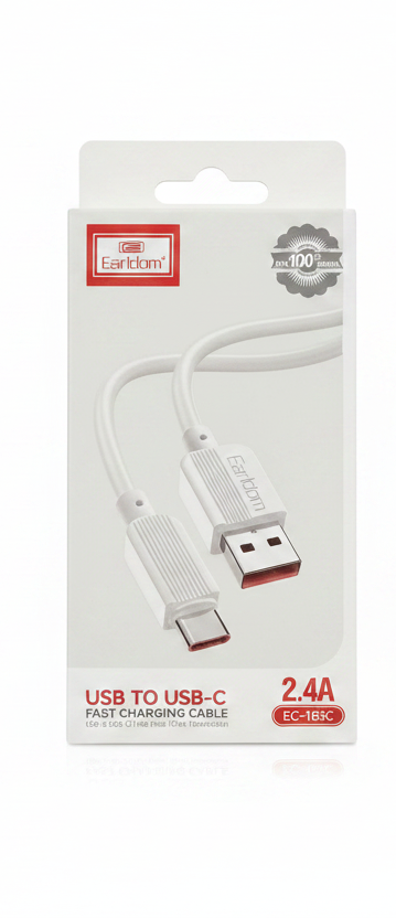 Fast Charging Cable USB to USB-C 2.4A – Kabllo Karikuese e Shpejtë