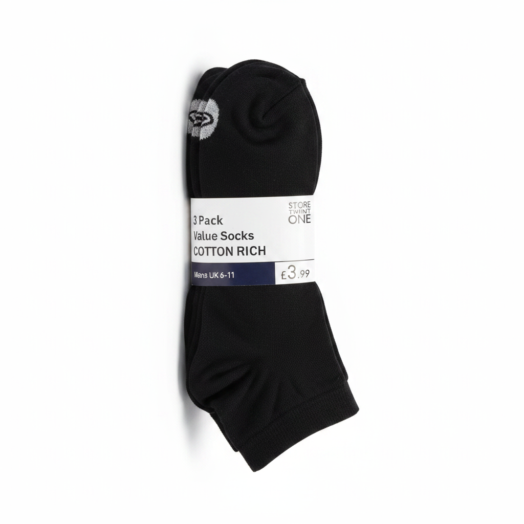 Çorape Meshkuj 3 Copë Cotton Rich