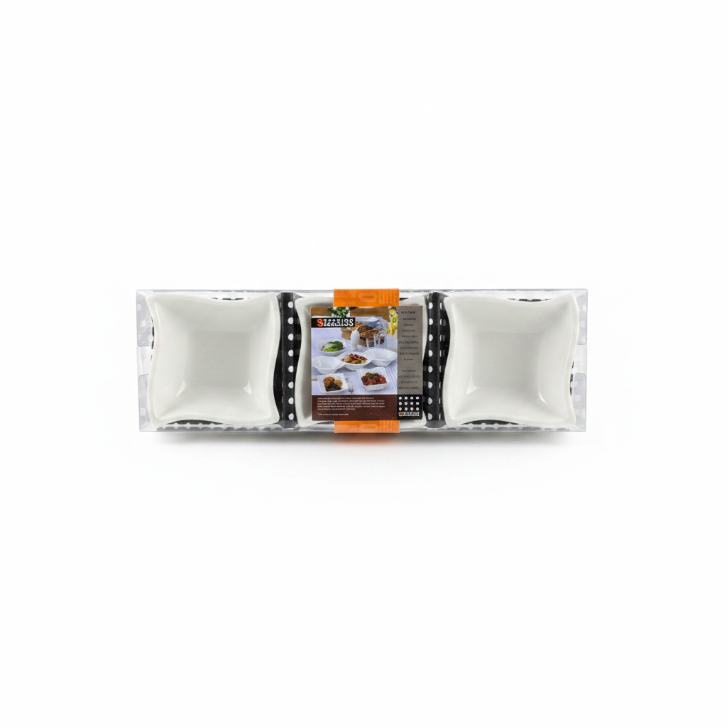 Set 3 Tas Porcelani Katrore