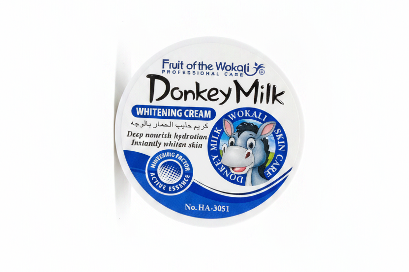 Wokali Donkey Milk Whitening Cream - Krem Zbardhues Lekure