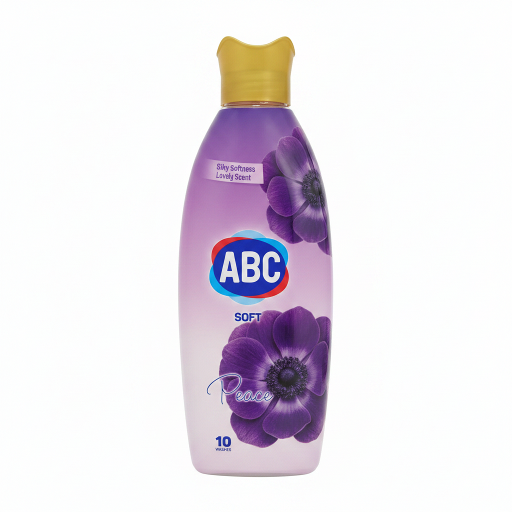 Zbutës Rrobash ABC Soft Peace 1000ml - 10 Larje