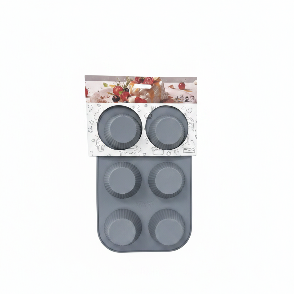 Kallëp Silikoni për Muffin 6 copë