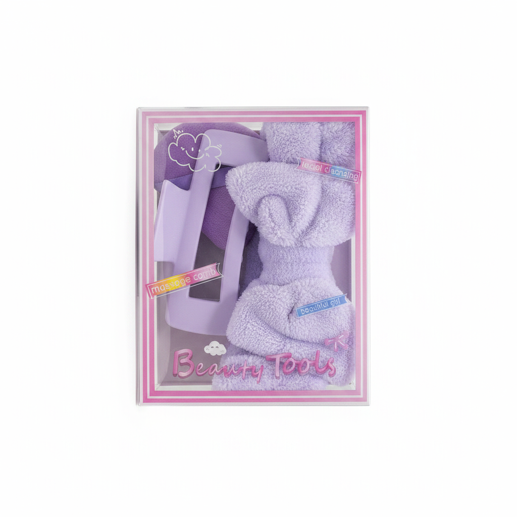 Set Beauty Tools Vjollëz - Krehër dhe Aksesorë Flokësh