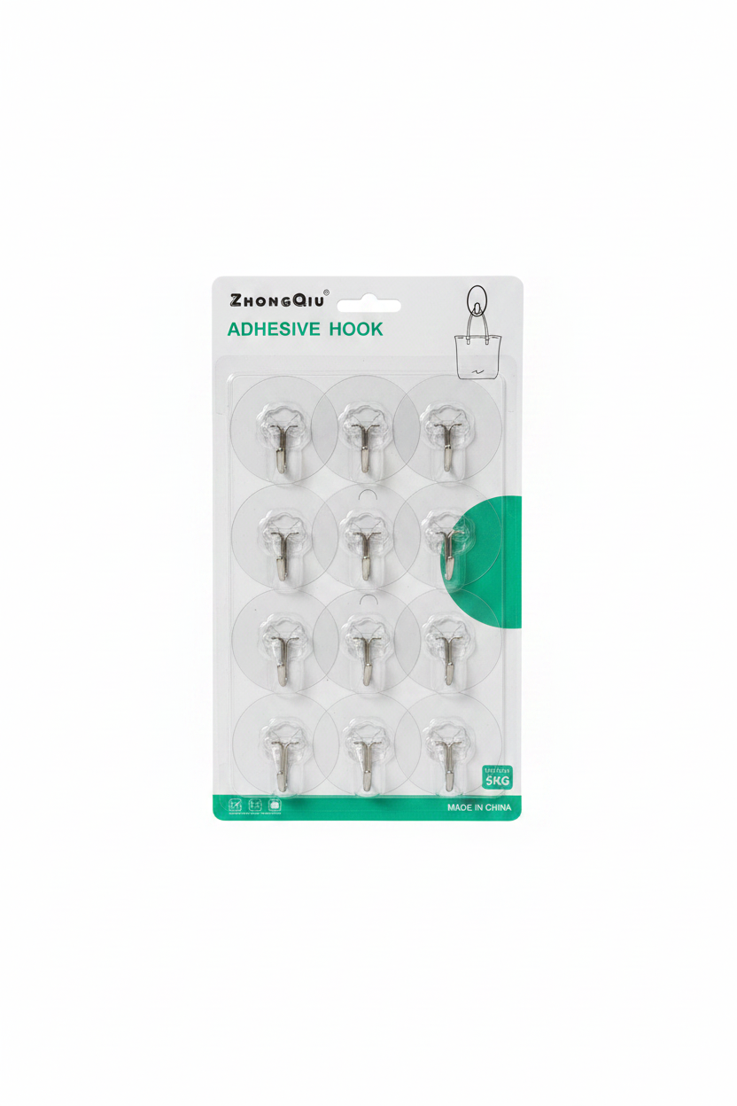 Adhesive Hook Transparent - Set copë 5KG