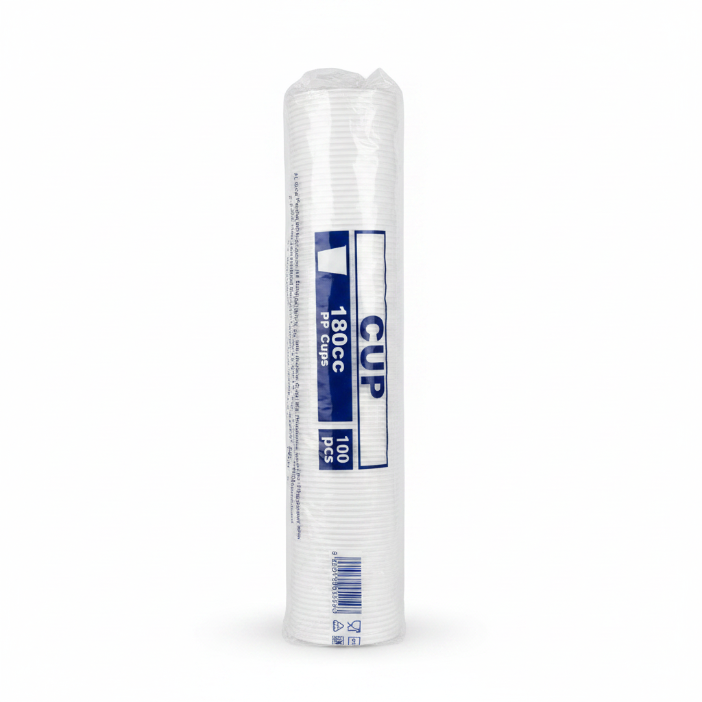 Gota plastike PP - KUPË 180cc 100 copë