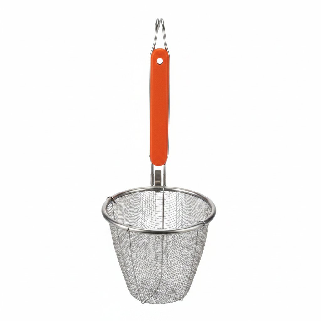 Shoshë Çeliku Inox me Dorezë Portokalli