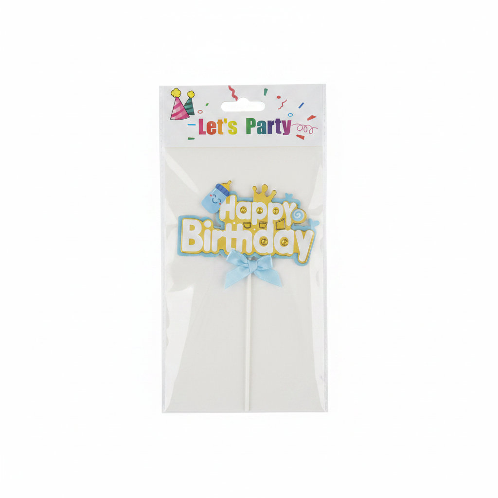 Let's Party Topper Happy Birthday Blu me Kurorë Ari