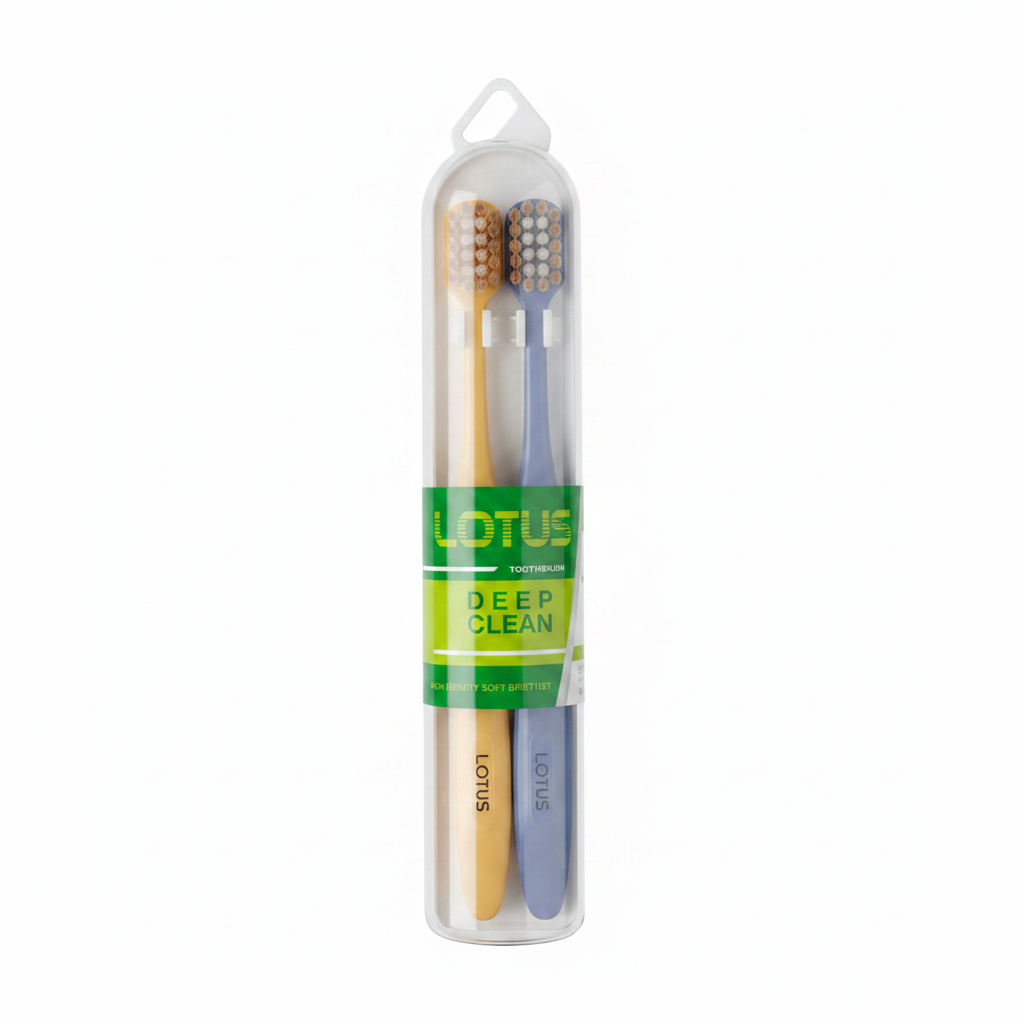 Furçë Dhëmbësh Çift - Lotus Deep Clean 2 copë