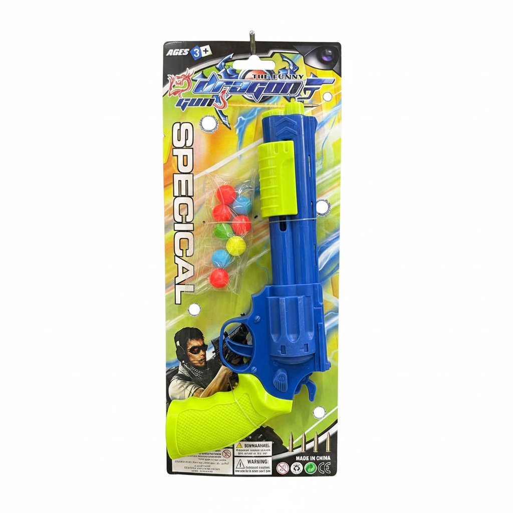 Pistoleta Lodër Dragon Gun — me Topa Shkumëre