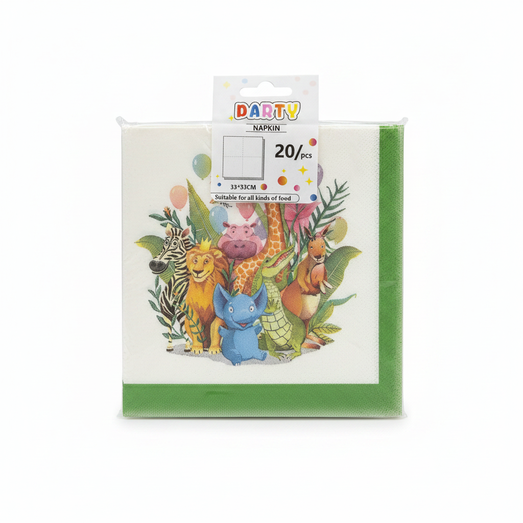 Peceta Letre Festash Kafsh Safari 20 cope 33x33cm