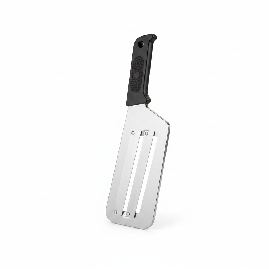 Rende Çeliku Inox për Djathë me Dorezë të Zezë