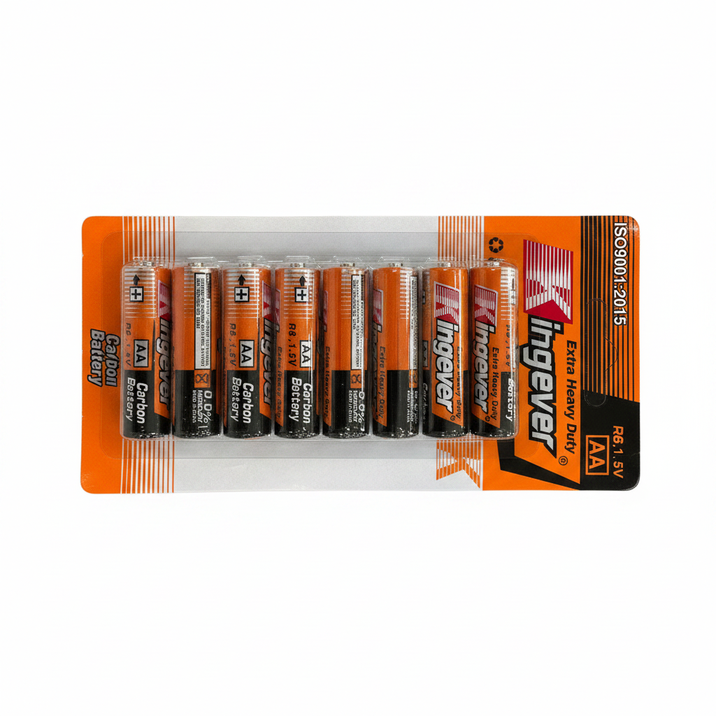 Bateri AA Carbon Extra Heavy Duty 8 copeu fo