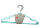 Anti Skid Coat Hanger 10 Cope - Grigë Metalike