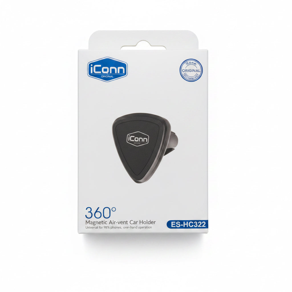 Mbajtëse Magnetike 360° Grila Ventilimi Makine - iConn ES-HC322