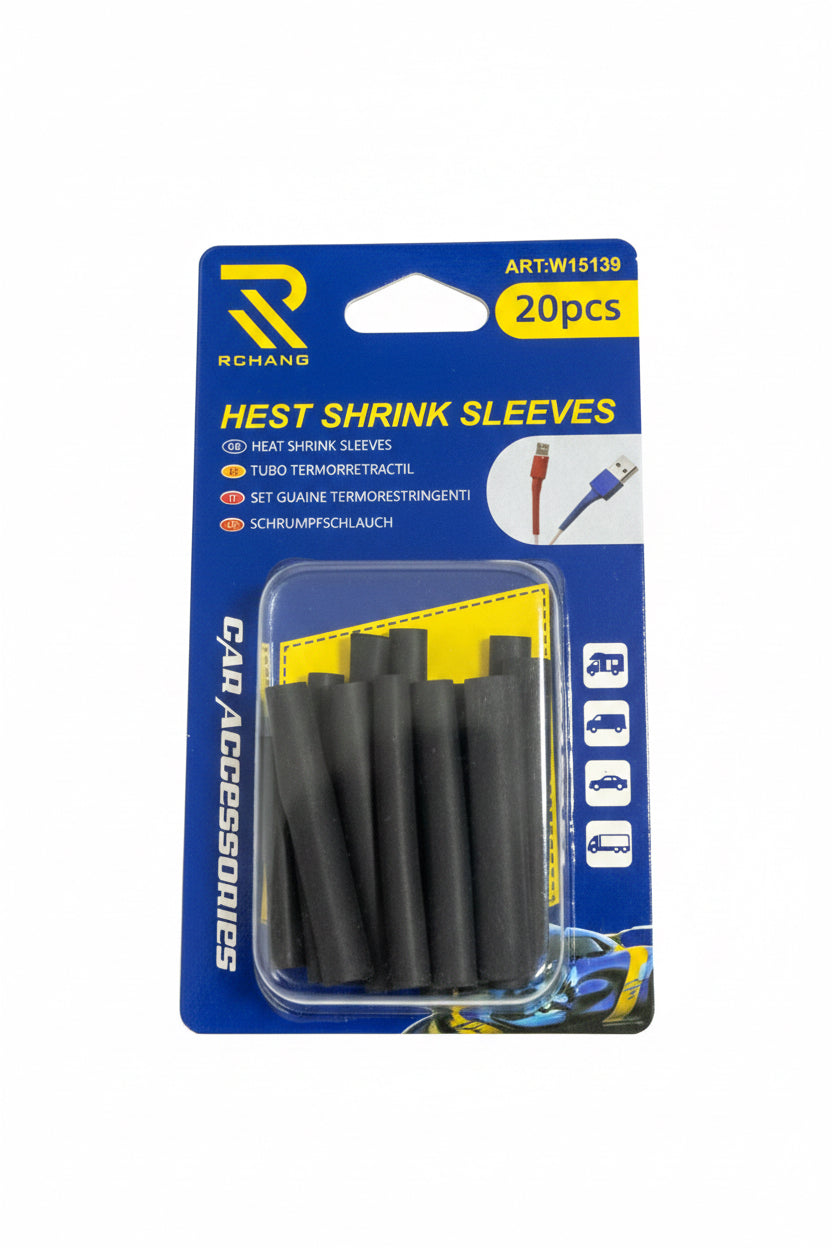 Heat Shrink Sleeves 20pcs – Tuba Termike për Kabllo