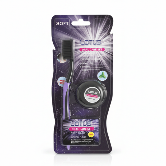 Set Kujdesi Oral - Lotus Oral Care Set Furçe + Fije Dentare
