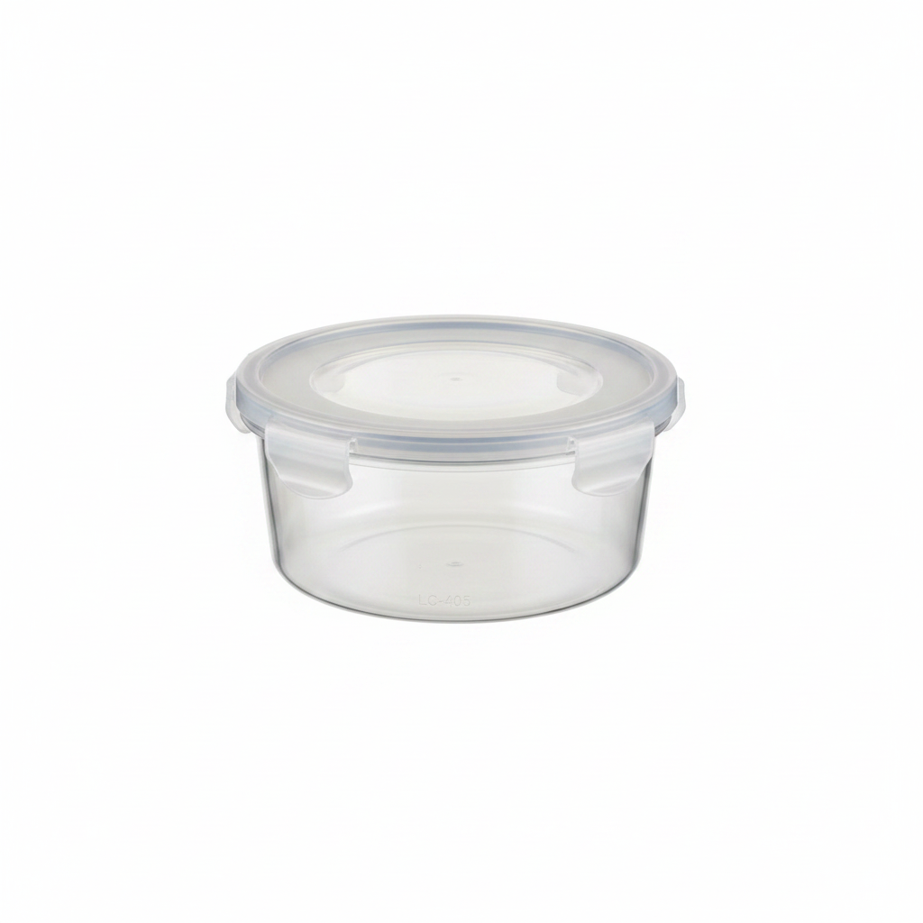 Kuti Plastike Transparente me Kapak - LC-405