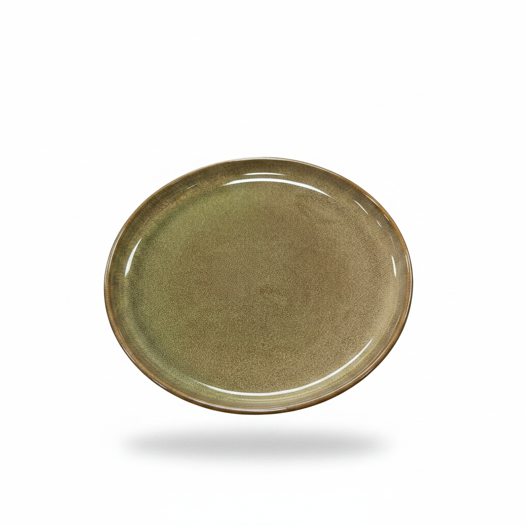 Reactive Glaze Ceramic Plate