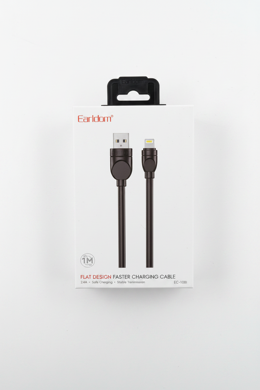 Kabllo Lightning Flat Design Faster Charging 2.4A 1M