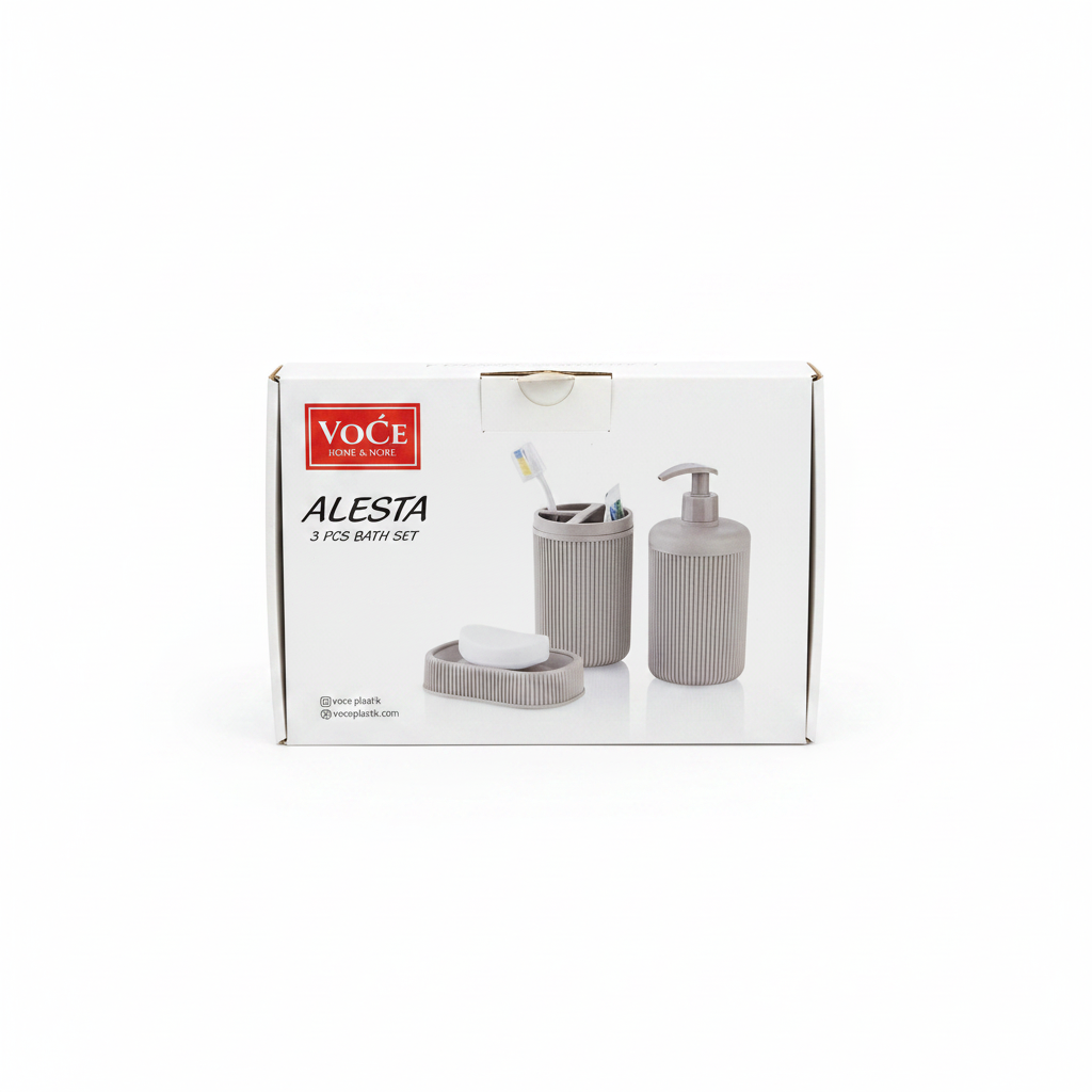 Set Banjo Alesta 3 Copë — Gri