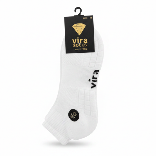 Çorape Burresh Vira Socks Sport të Bardha - Madhësia 41-45