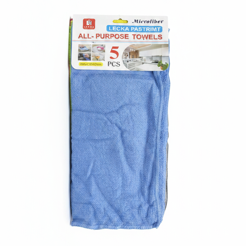 Lecka Pastrimi Mikrofiber 5 copë — 30×30cm